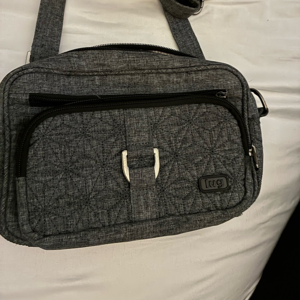 Lug Charcoal Messenger Bag‎